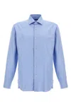 Barba Napoli Barba Tailored Poplin Shirt With Button Closure