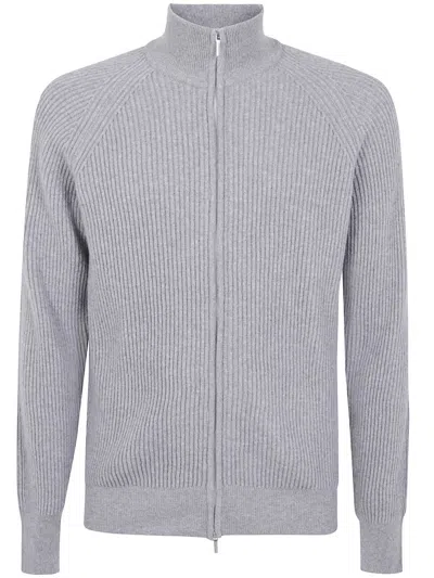 Barba Napoli Barba Full Zip Jacket Clothing In Gray