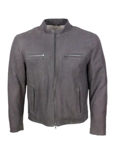 Barba Napoli Barba Jackets In Gray
