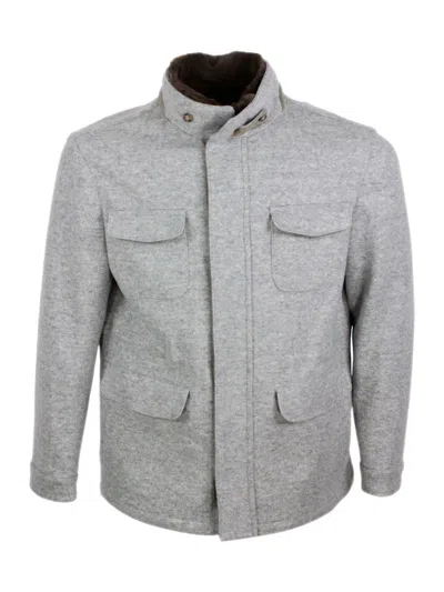 Barba Napoli Barba Jackets In Gray
