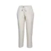 Barba Napoli Barba Joke Straight Trousers In Beige Linen In Neutral