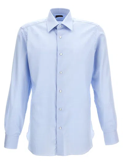 Barba Napoli Barba Journey Shirt In Light Blue