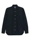 Barba Napoli Barba Long-sleeved Shirt In Black