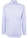 Barba Napoli Button-down Cotton Shirt In Blue
