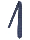 Barba Napoli Slim Pointed Tip Patterned Fabric Tie