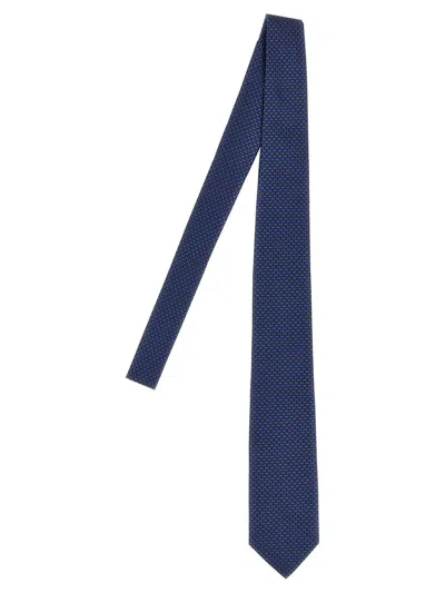 Barba Napoli Barba Patterned Tie In Blue