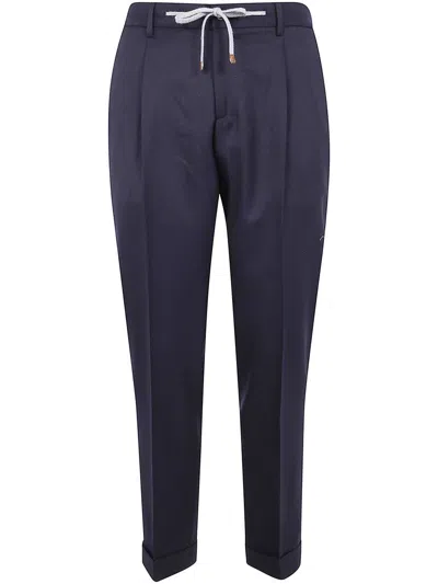 BARBA NAPOLI BARBA "ROME" FLANNEL DRAWSTRING CHINO TROUSERS CLOTHING