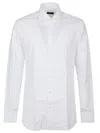 Barba Napoli Long-sleeve Button-down Shirt In White