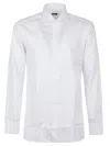 Barba Napoli Long-sleeve Button-down Shirt In White