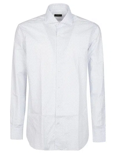 Barba Napoli Cotton Shirt In Animal Print
