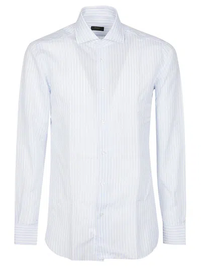 Barba Napoli Neck Shirt In White
