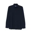 Barba Napoli Long-sleeve Button-down Shirt In Blue