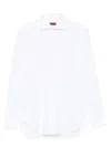 Barba Napoli Seersucker Shirt In White