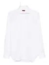 Barba Napoli Seersucker Shirt In White