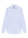 Barba Napoli Barba Long Sleeve Shirt With Semi-rigid Collar And Buttons