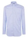 Barba Napoli Button-down Cotton Shirt In Blue