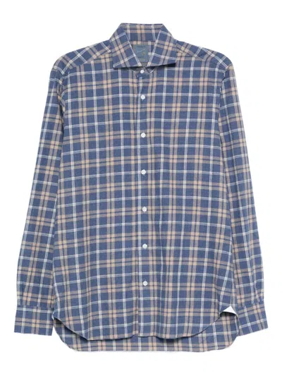 BARBA NAPOLI BARBA CHECKERED SHIRT