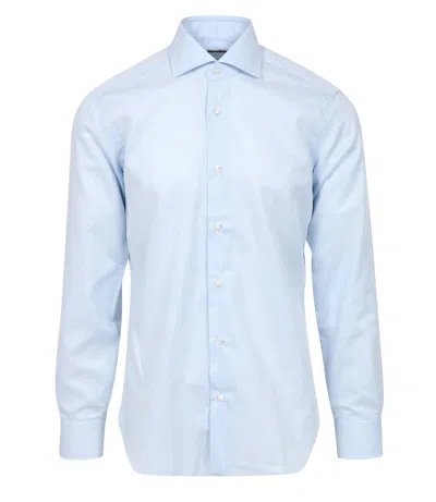 Barba Napoli Barba Shirts Light Blue