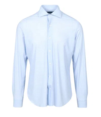 Barba Napoli Barba Shirts Light Blue