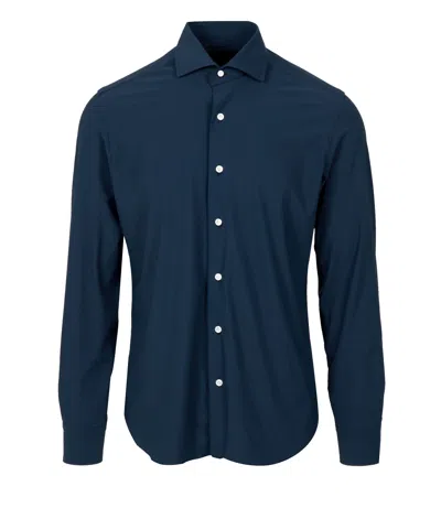 Barba Napoli Barba Shirts Navy Blue