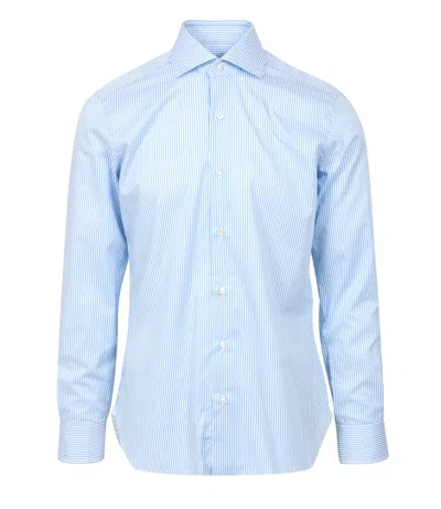 Barba Napoli Barba Shirts White In Blue