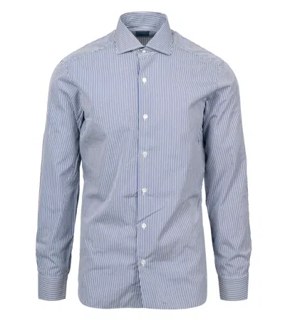 Barba Napoli Barba Shirts White In Blue