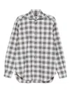 Barba Napoli Checked Shirt In White