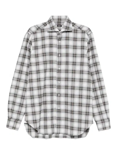 BARBA NAPOLI BARBA CHECK-PATTERN SHIRT