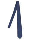 Barba Napoli Pointed Tip Slim Silk Tie With Textured Finish