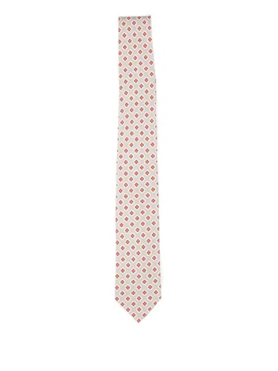 Barba Napoli Barba Silk Tie In Pink