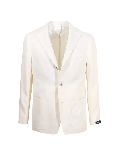 Barba Napoli Barba Single-breasted Jacket In White