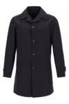 Barba Napoli Barba Single-breasted Trench Coat In Black