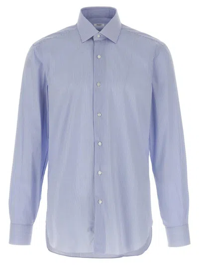 Barba Napoli Barba Striped Shirt In Blue
