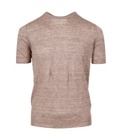 Barba Napoli Barba Sweaters Beige In Brown
