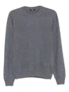 Barba Napoli Barba Crew Neck Sweater In Blue