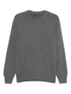 Barba Napoli Crew-neck Sweater In Gray