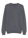 Barba Napoli Barba Crew Neck Sweater In Gray