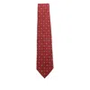 Barba Napoli Patterned Tie In Red