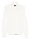 Barba Napoli Barba Turtle Neck Sweater Clothing In White