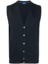 Barba Napoli Barba V-neck Cardigan In Blue