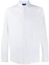 Barba Napoli Barba White Button-down Shirt With Tailored Fit In White