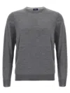 Barba Napoli Barba Wool And Silk Sweater In Gray