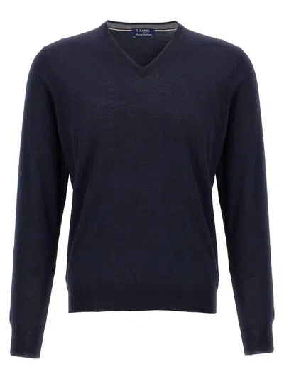 BARBA NAPOLI BARBA WOOL AND SILK SWEATER