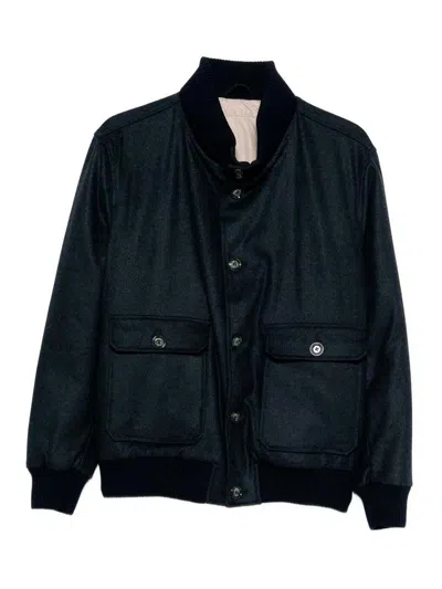 BARBA NAPOLI CHAQUETA BOMBER - AZUL