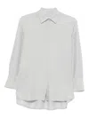 Barba Napoli Button-down Long-sleeve Shirt In White
