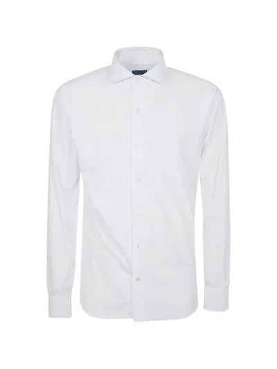 Barba Napoli Classic White Cotton Shirt With Timeless Design