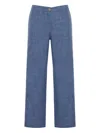 Barba Napoli Button-fastening Trousers In Blue