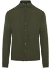 Barba Napoli Button-up Cotton Shirt In Green