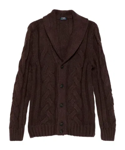 BARBA NAPOLI BARBA NAPOLI CABLE-KNIT CARDIGAN