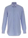Barba Napoli Barba Striped Shirt In Blue